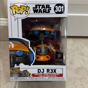Funko DJ R3X Pop Figure in Orange and Blue